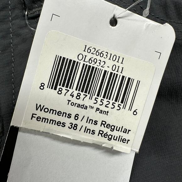 Mountain Hardwear Pants Womens 6 Gray Torada Nylon Cargo Ripstop Hiking Outdoor - Picture 8 of 14